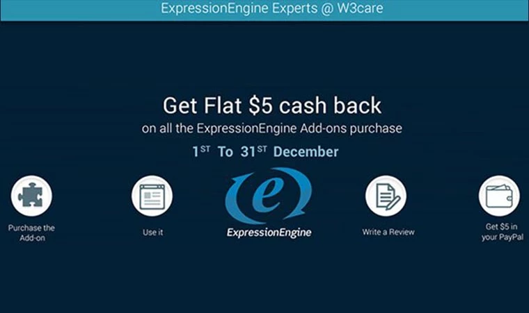 Get Flat $5 Cash Back on EE Add-ons Development