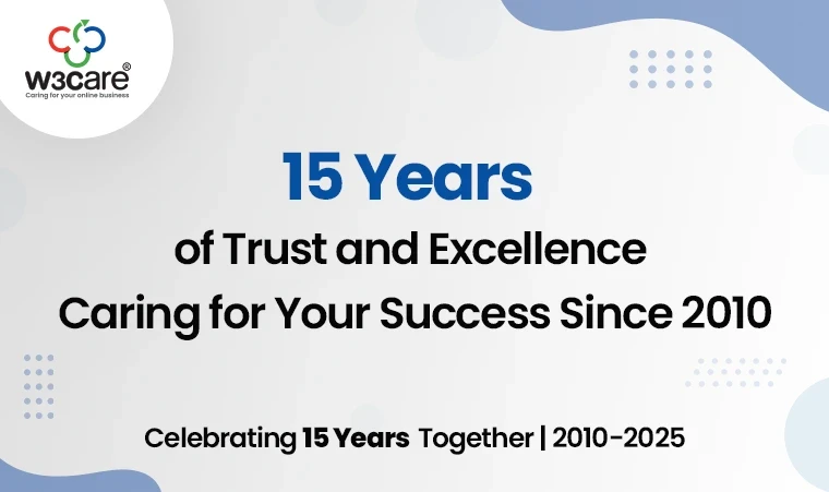 W3care Technologies Celebrates 15 Years of Excellence.