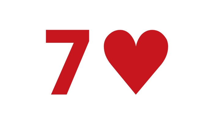 7 Of Hearts Motivational Website Development in WordPress Logo