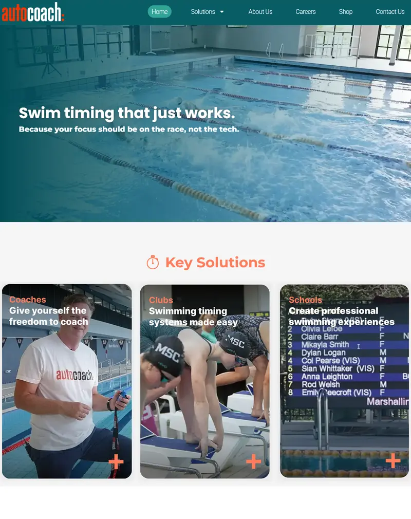 AutoCoach – WordPress Sports Technology Website Development