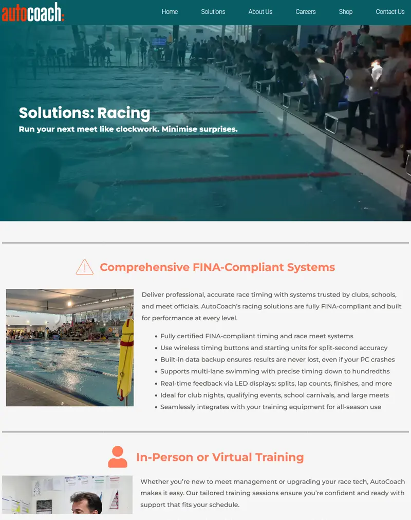 AutoCoach – WordPress Sports Technology Website Development