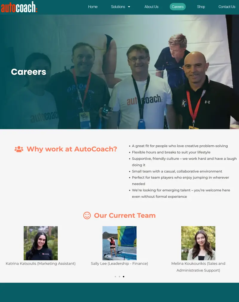 AutoCoach – WordPress Sports Technology Website Development