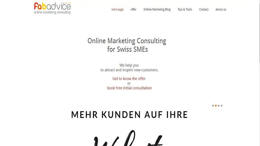 Fabadvice Online Marketing Consulting