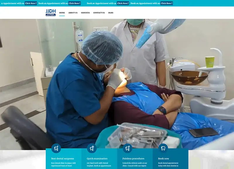 Jai Jinendra Dental Hospital – Website Revamp