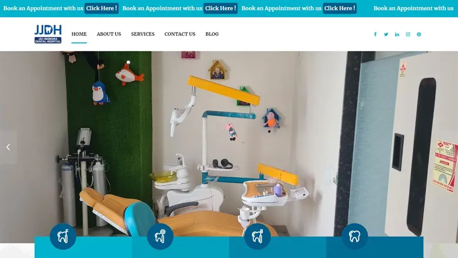 Jai Jinendra Dental Hospital – Website Revamp