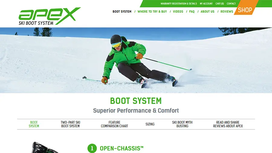 APEX SKI BOOTS