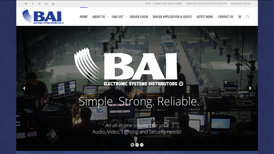 BAI Online Website