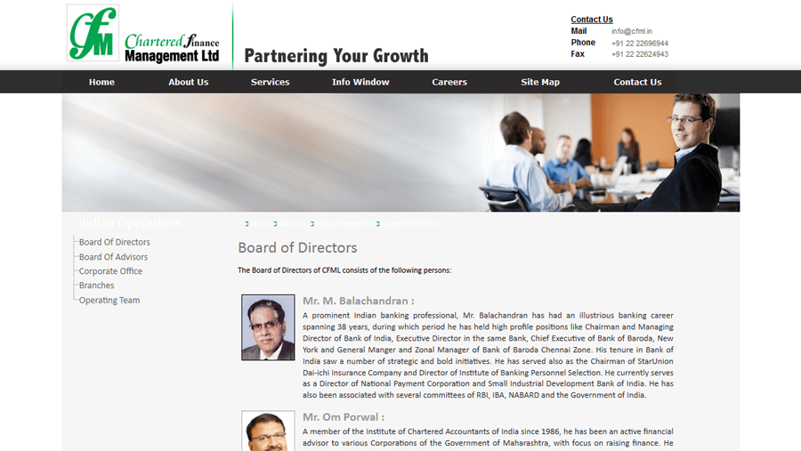 Chartered Finance (CFML)