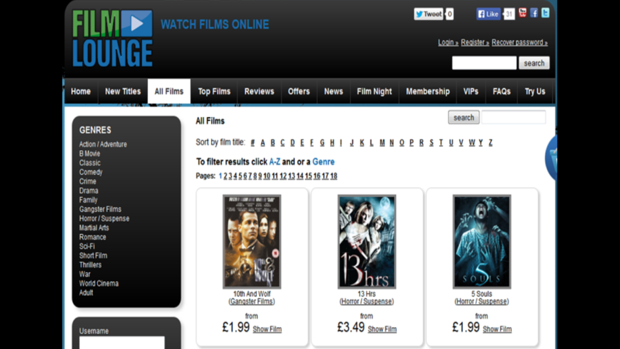 FILM LOUNGE SITE MIGRATION – AARON