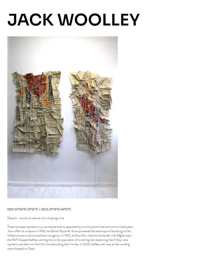 Jack Woolley – Artist Portfolio Website Development