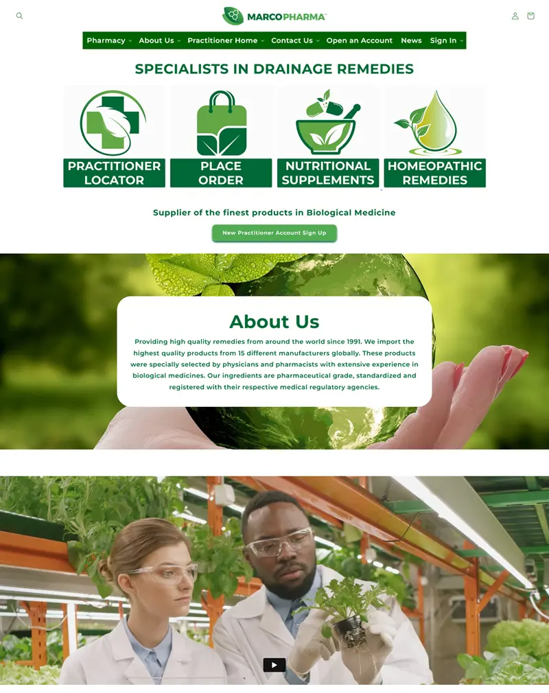 Marco Pharma – Shopify eCommerce Healthcare