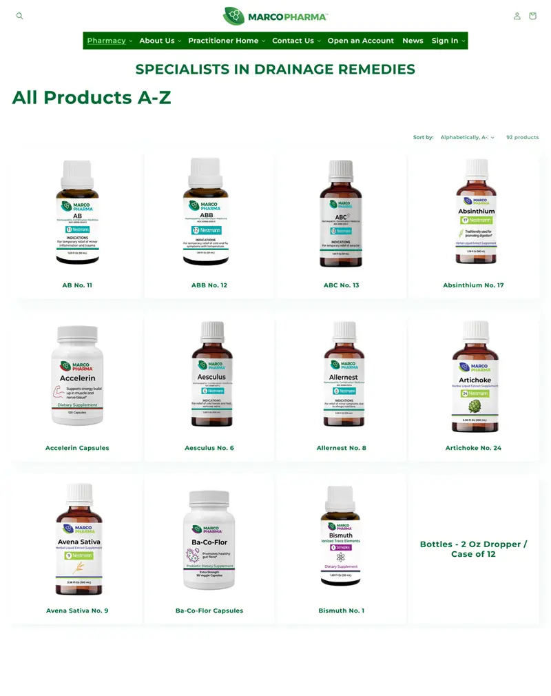 Marco Pharma – Shopify eCommerce Healthcare