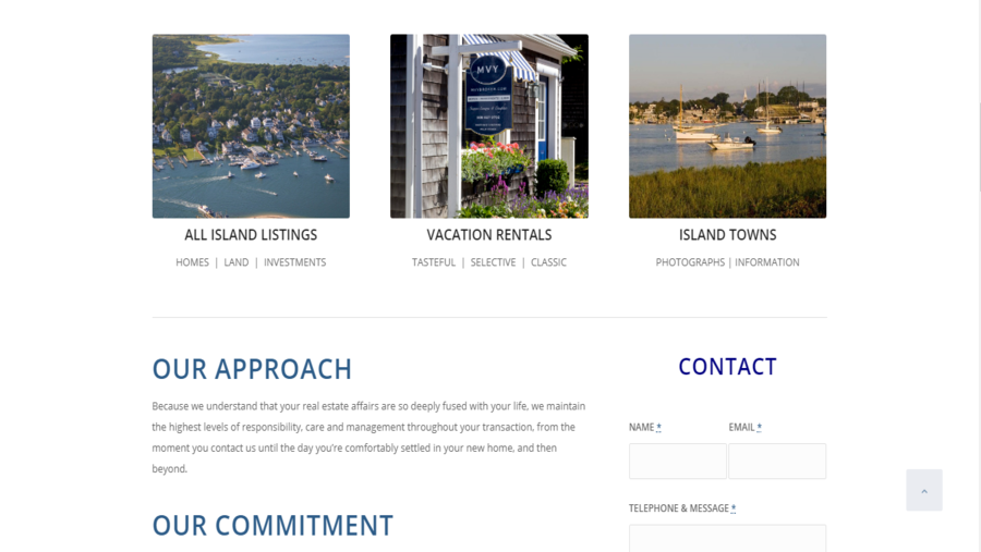 MVY Broker - Real Estate & Rental website