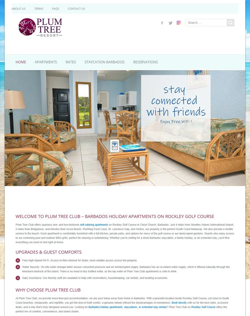 Plum Tree Club Vacation Rental & Hospitality