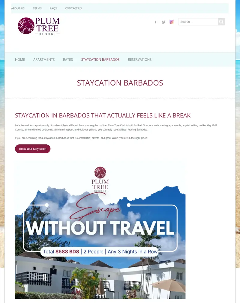 Plum Tree Club Vacation Rental & Hospitality