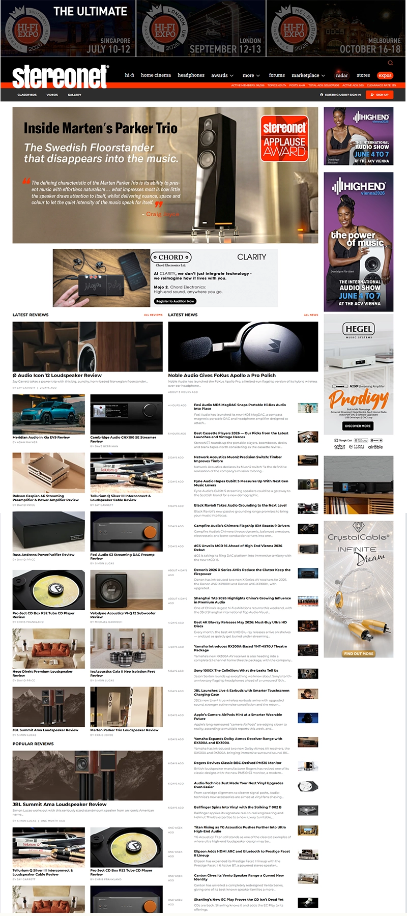Global Hi-Fi & Home Cinema Publishing Platform