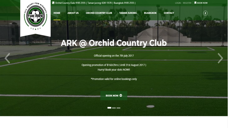 The Ark- a pitch booking website