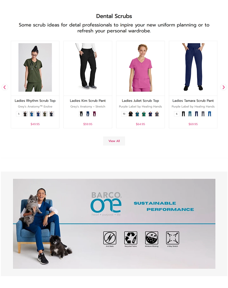 The Scrub Store Shopify eCommerce Website Development