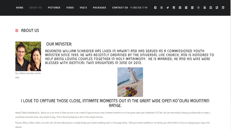 Wedding Beach Hawai’i LLC